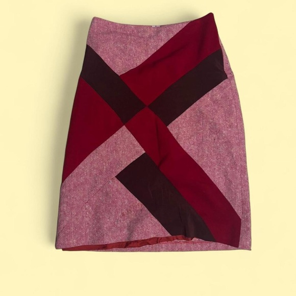 Morgan de Toi Dresses & Skirts - Morgan de Toi Red and Pink Pencil Skirt